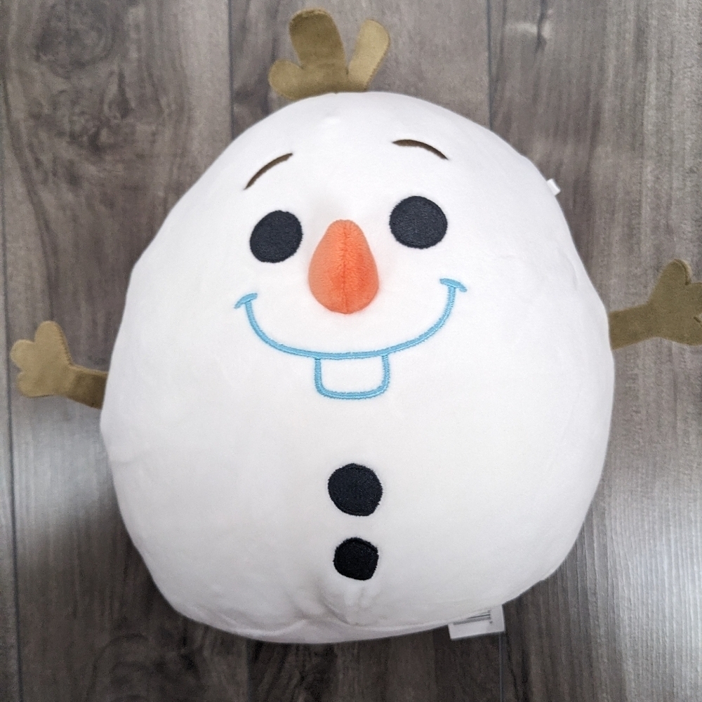 Squishmallow 7-8" Olaf Snowman Disney Frozen Soft White AUTHENTIC Kellytoy Plush